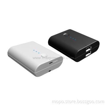 4400mAh 5V 1.2A 2*USB power bank for iphone/mobile phone